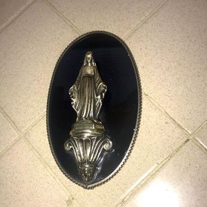 Elegant Black and Silver Wall Accent